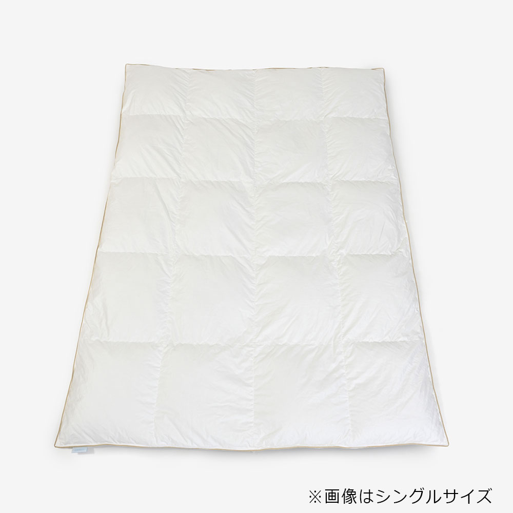 【まとめ買い特典 2枚ご購入で10%OFF】FranceBed(フランスベッド)羽毛布団「ティエドール2 ミディアム」2枚セット 全4サイズ サービスカバー付き