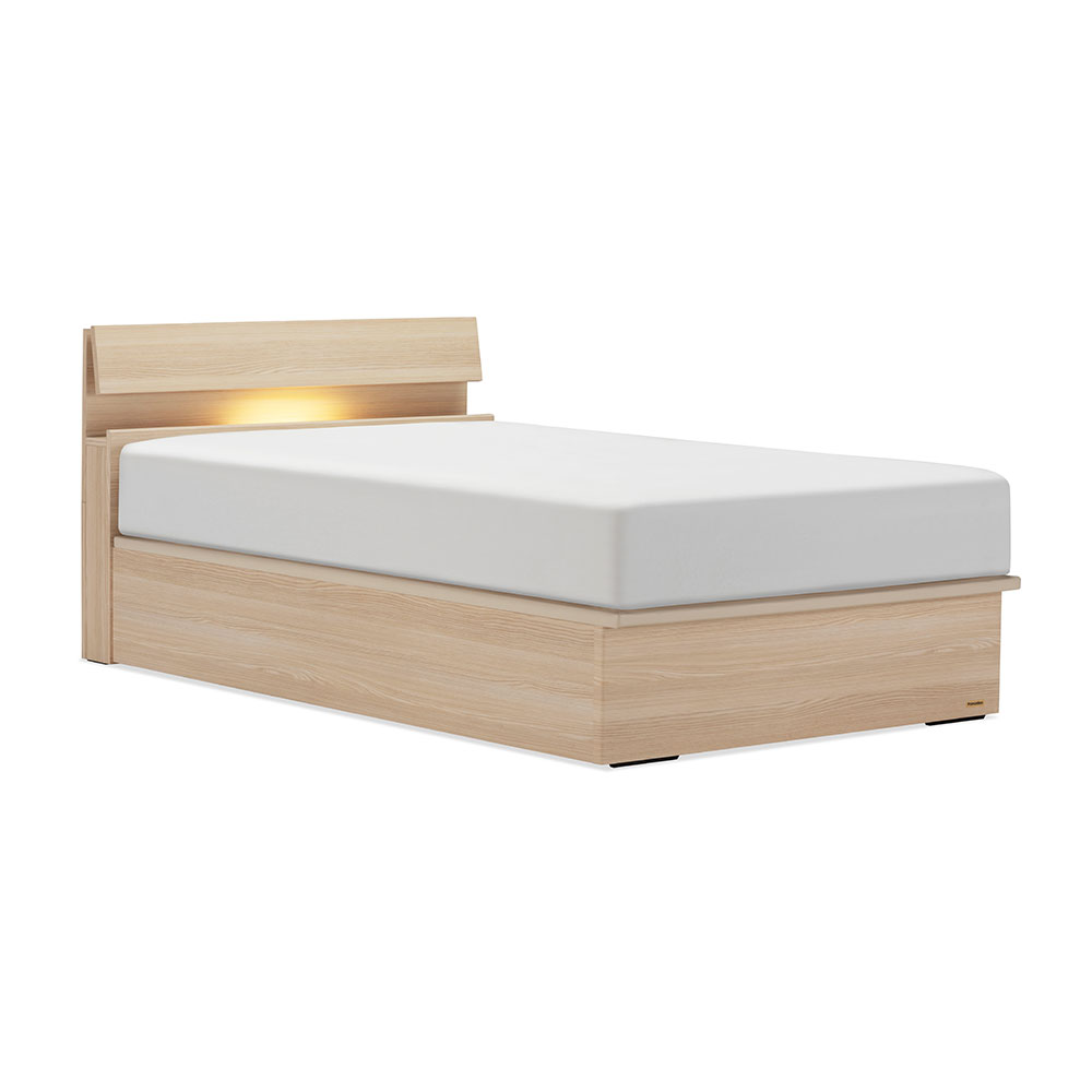 FranceBed（フランスベッド）ベッドフレーム「ファディア FAD-C2 TS」コンセント付き 縦跳ね上げ収納（ 床板面高2タイプ）全4サイズ 全3色