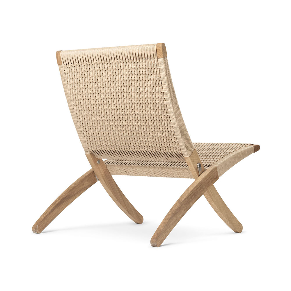 カール・ハンセン&サン ラウンジチェア「MG501 CUBA CHAIR」オーク材オイル仕上げ 座面ナチュラルペーパーコード【受注生産品】