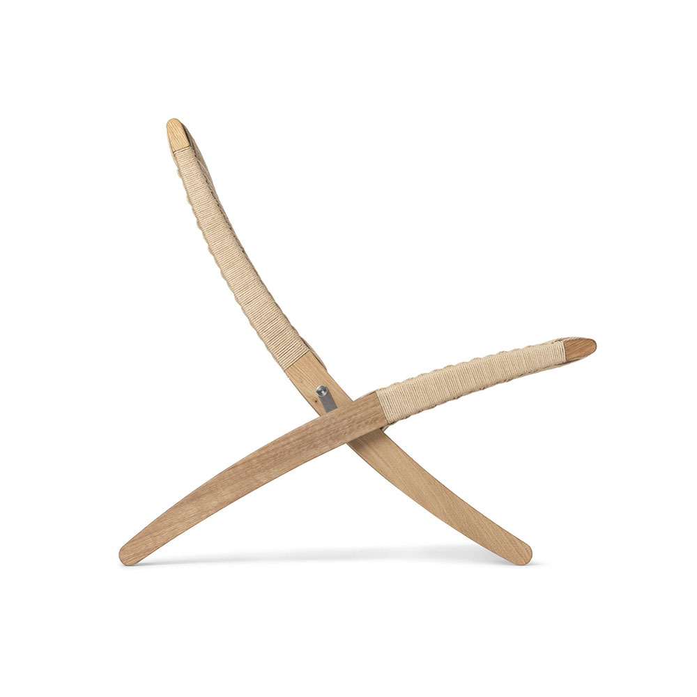 カール・ハンセン&サン ラウンジチェア「MG501 CUBA CHAIR」オーク材オイル仕上げ 座面ナチュラルペーパーコード【受注生産品】
