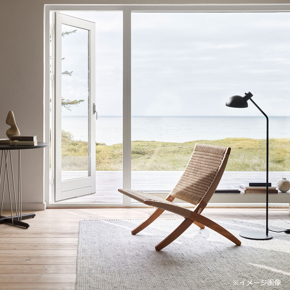 カール・ハンセン&サン ラウンジチェア「MG501 CUBA CHAIR」オーク材オイル仕上げ 座面ナチュラルペーパーコード【受注生産品】