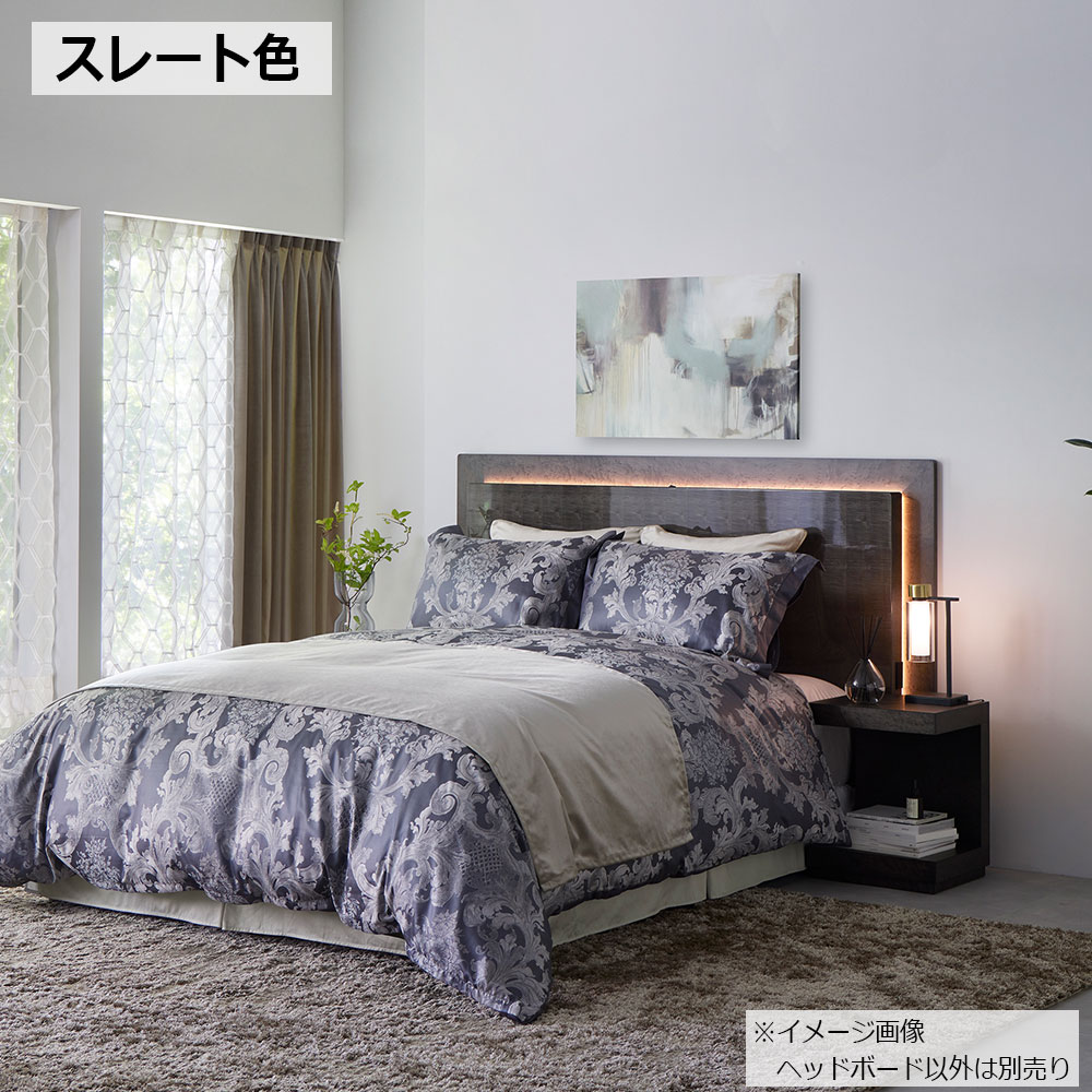 ヘッドボード「Nスプレンダーオーブ」バーズアイメープル材/シカモア材 全2色 全6サイズ【受注生産品】