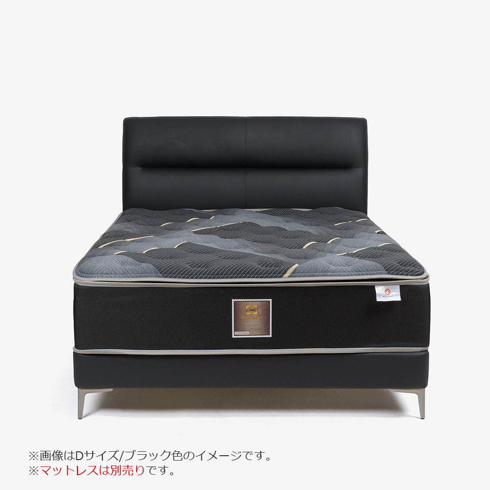 ベッドフレーム「ルチア01」PVC張り すのこ床板 全6サイズ 全2色