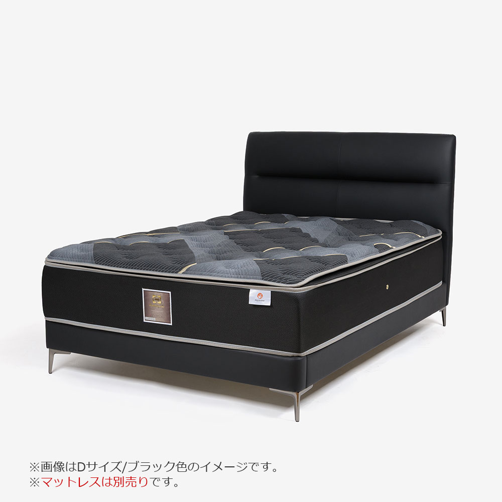 ベッドフレーム「ルチア01」PVC張り すのこ床板 全6サイズ 全2色