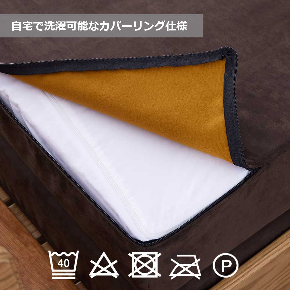 ソファベッド「フォース 180」幅180.5cm 木部全2色 布全2色