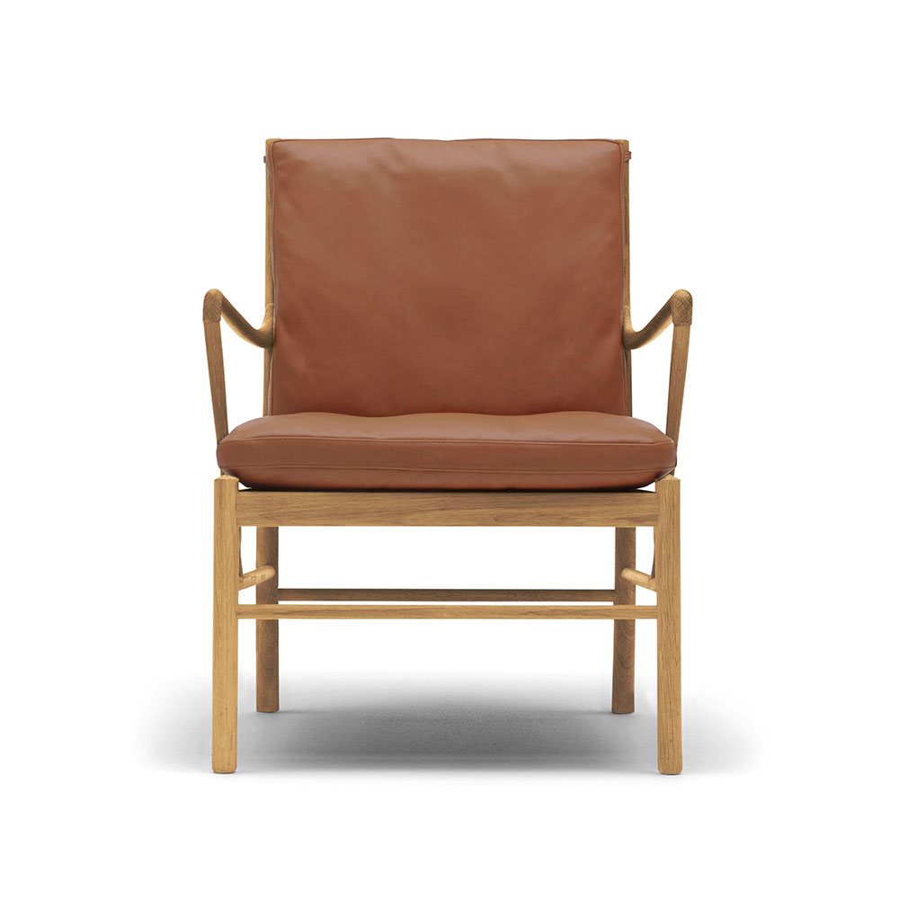 カール・ハンセン&サン アームチェア「OW149 Colonial Chair」オーク材オイル仕上げ 革全2色【受注生産品】