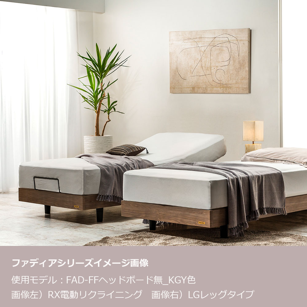 FranceBed(フランスベッド)電動ベッドフレーム「ファディア FAD-F2 RX」全2サイズ 全3色