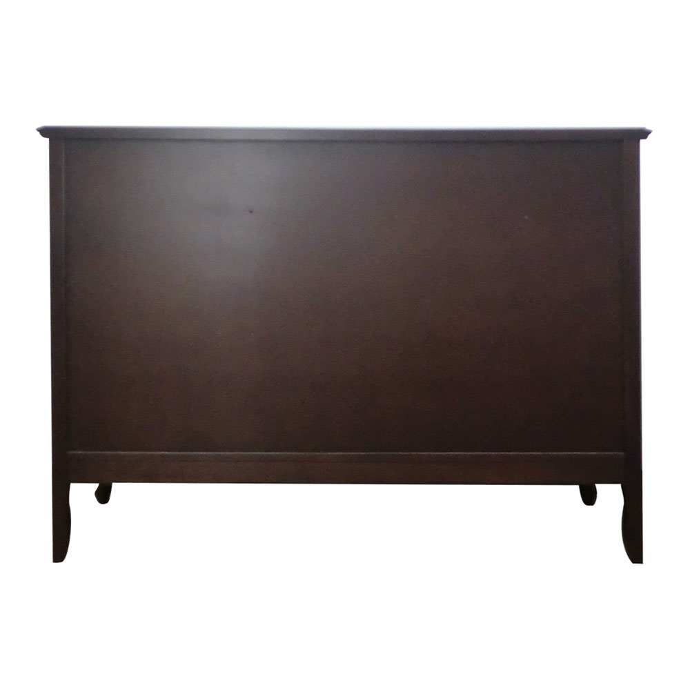 チェスト「フルール120 DM」幅120cm マホガニー材ダークブラウン色【セール対象品のため5%OFF】