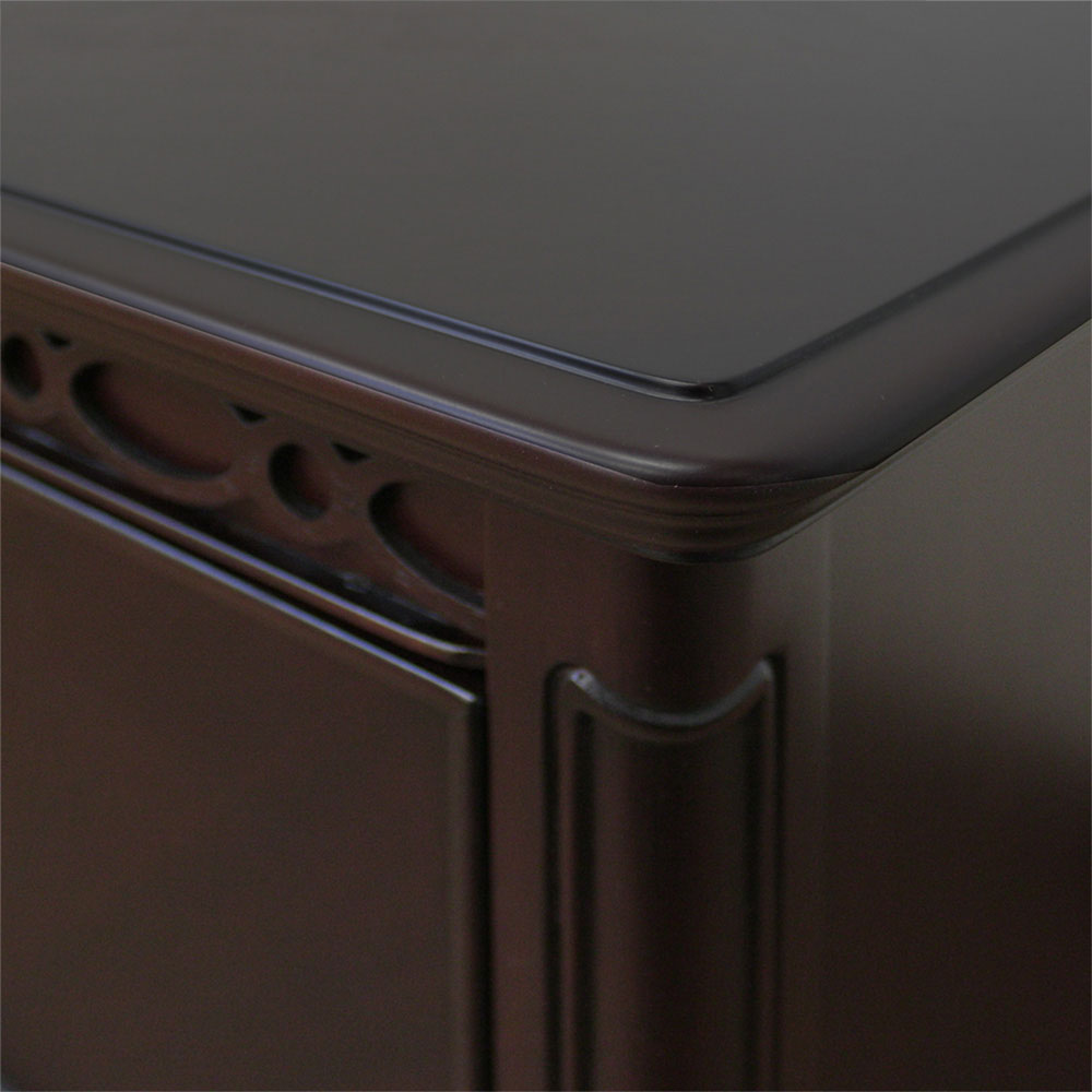 チェスト「フルール120 DM」幅120cm マホガニー材ダークブラウン色【セール対象品のため5%OFF】