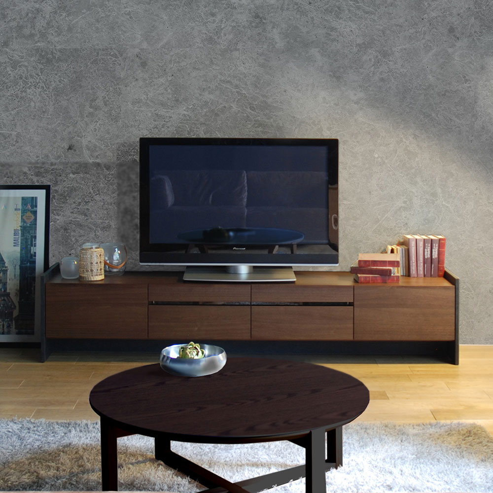 テレビボード「アテラ」ウォールナット材 BR（ブラウン）色 全3サイズ【セール対象品のため5%OFF】