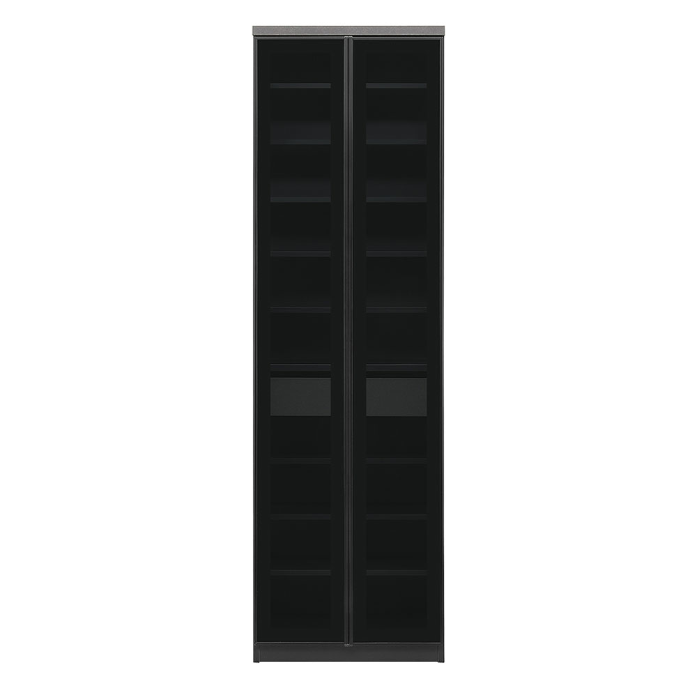 ダイニングボード「ノヴァ 60DB」幅60cm 奥行47.5cm 高さ200cm ブラック色(セラミック柄) 【オンラインショップ限定品】【セール対象品のため5%OFF】