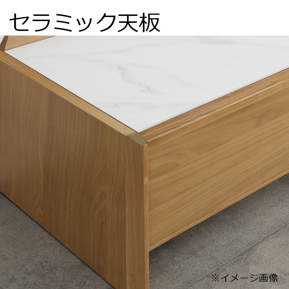 テレビボード「マルク」木部:ウォールナット材/天板:セラミック アイアンブラック色 全2サイズ(幅154.5/184.5cm)【オンラインショップ限定品】【セール対象品のため5%OFF】