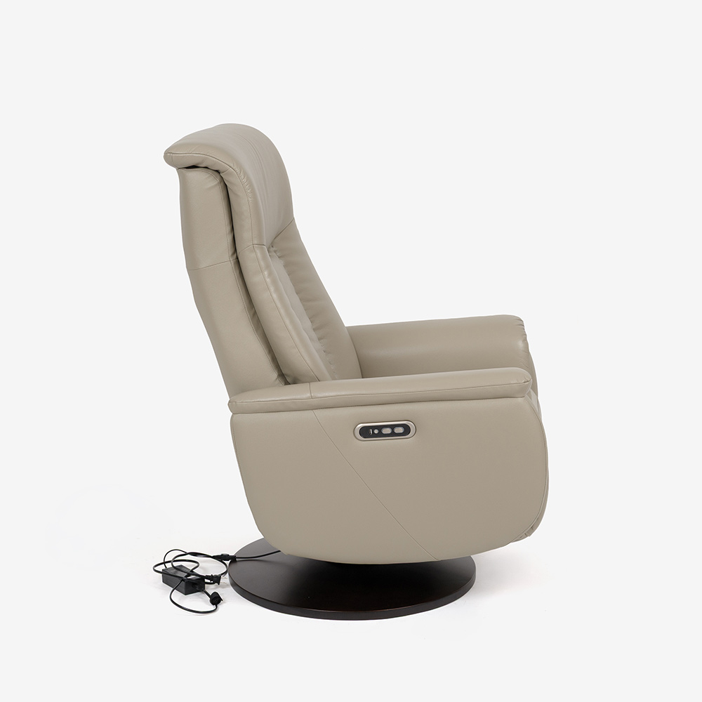 電動リクライニングチェア「ラティーナKD SD-488B」半革#OM948 サンド色