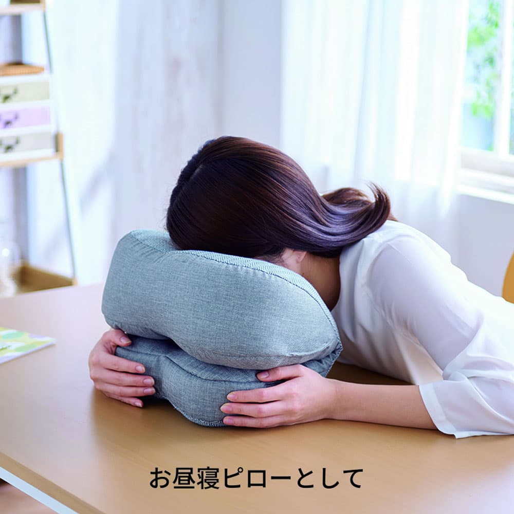 枕「こねむりプラス パワーナップピロー Heart」nishikawa(西川)