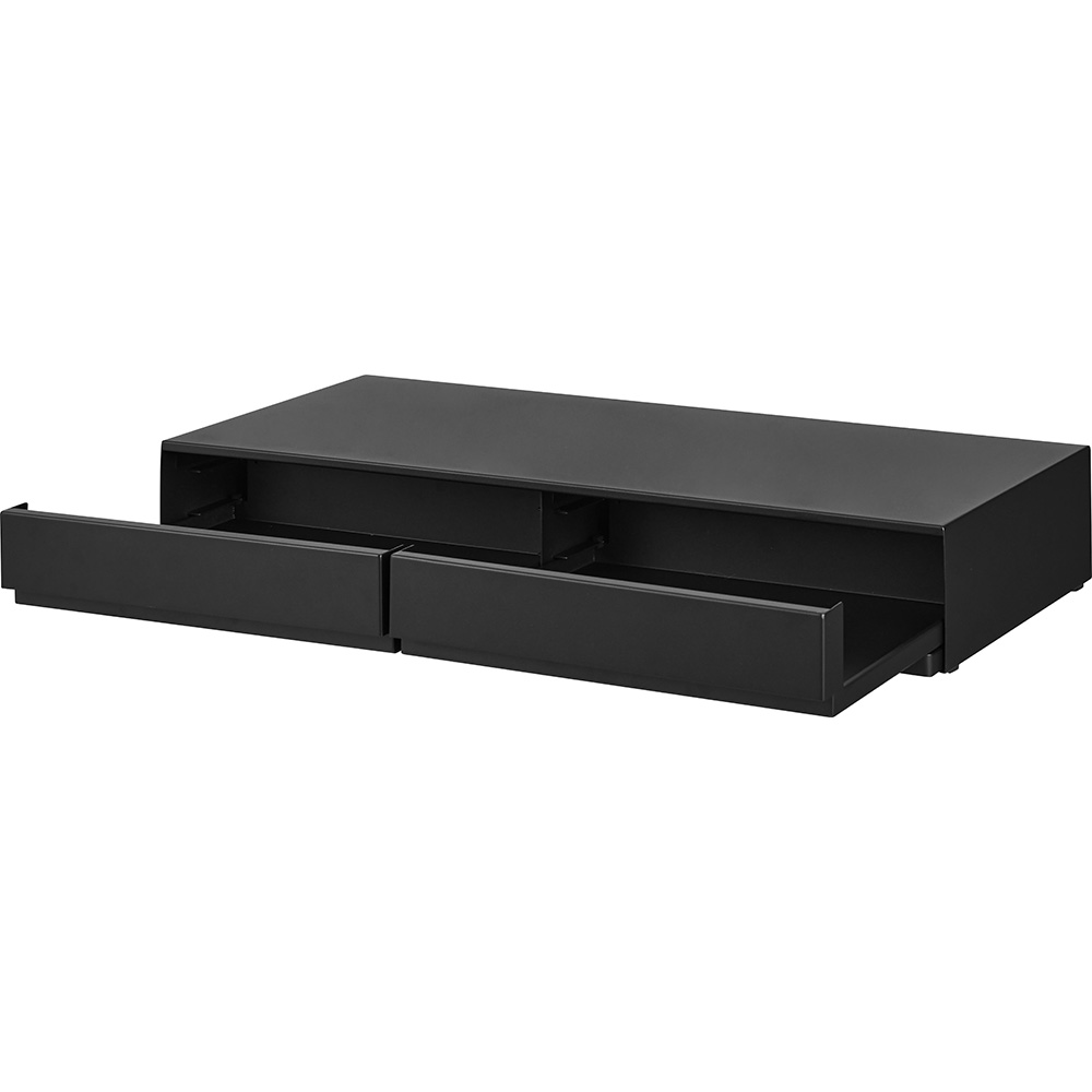 引出し&スライドテーブル「タワー 1698」ブラック 80x37cm
