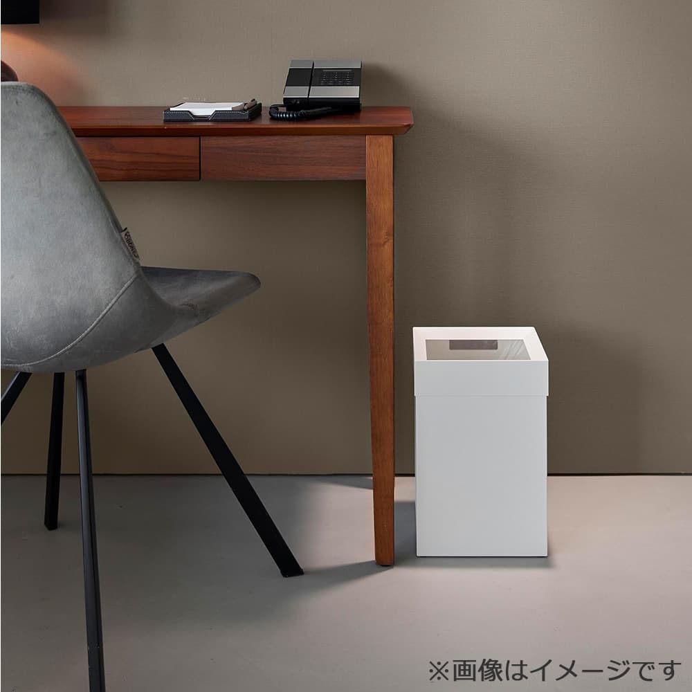 トラッシュカン「タワー 角型 10592」14L ホワイト ゴミ箱