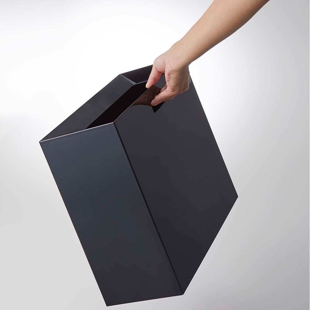 トラッシュカン「タワー ワイド 4495」15L ブラック ゴミ箱