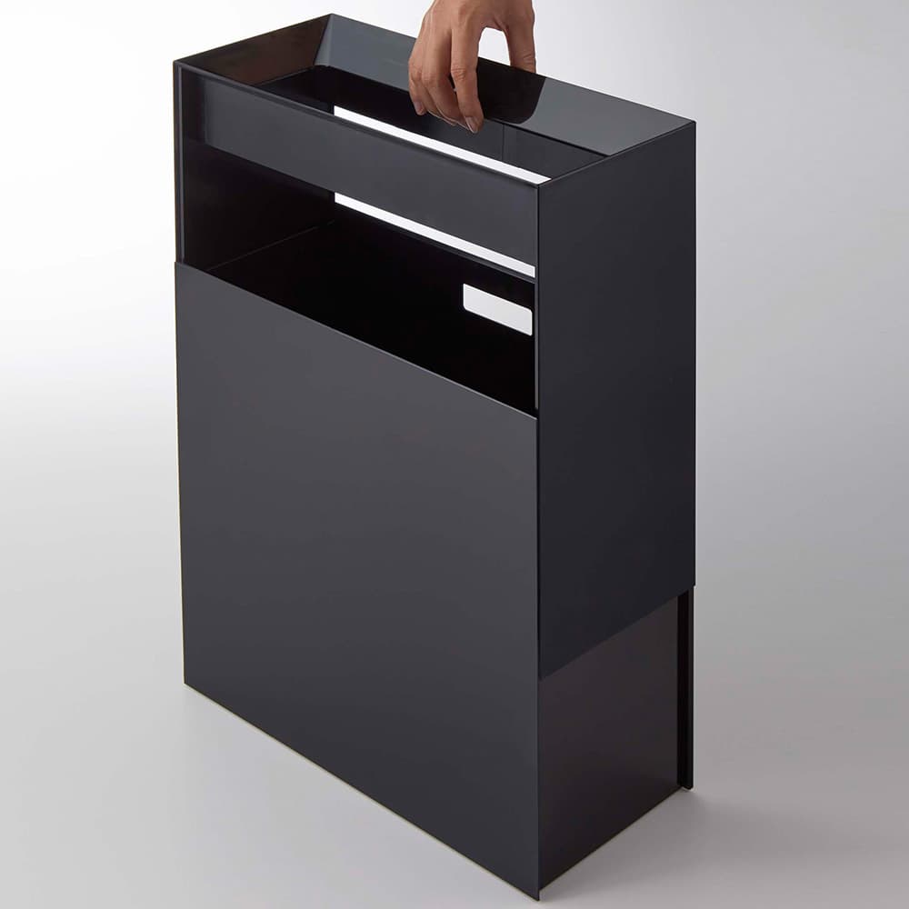 トラッシュカン「タワー ワイド 4495」15L ブラック ゴミ箱