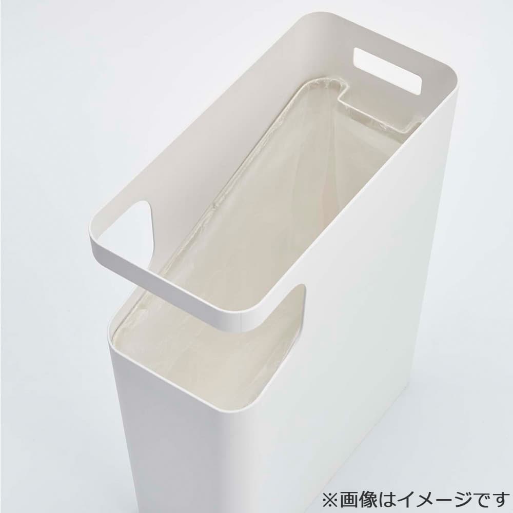 ダストボックス&サイドテーブル「タワー 3988」15L ホワイト ゴミ箱