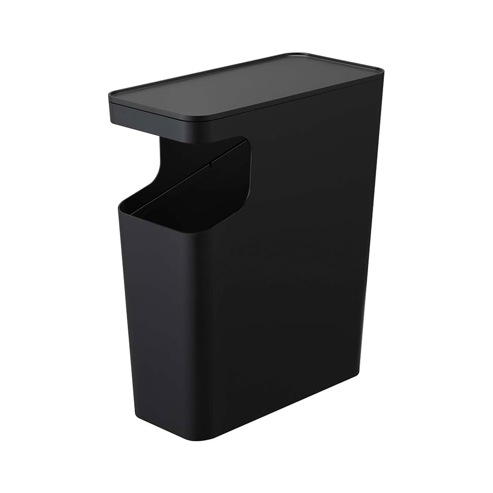 ダストボックス＆サイドテーブル「タワー 3989」15L ブラック ゴミ箱
