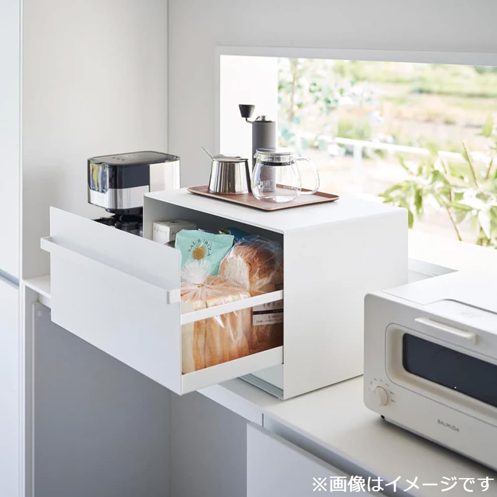 ブレッドケース「タワー 1857」ホワイト