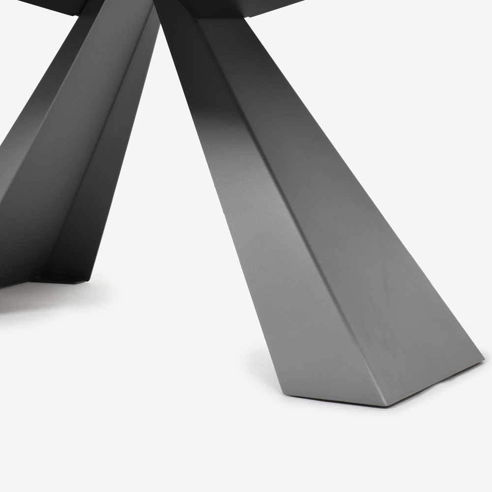 cattelan italia (カッテラン・イタリア) ダイニングテーブル「エリオット」幅200cm セラミック材 マット・ゴールデン・カラカッタ色