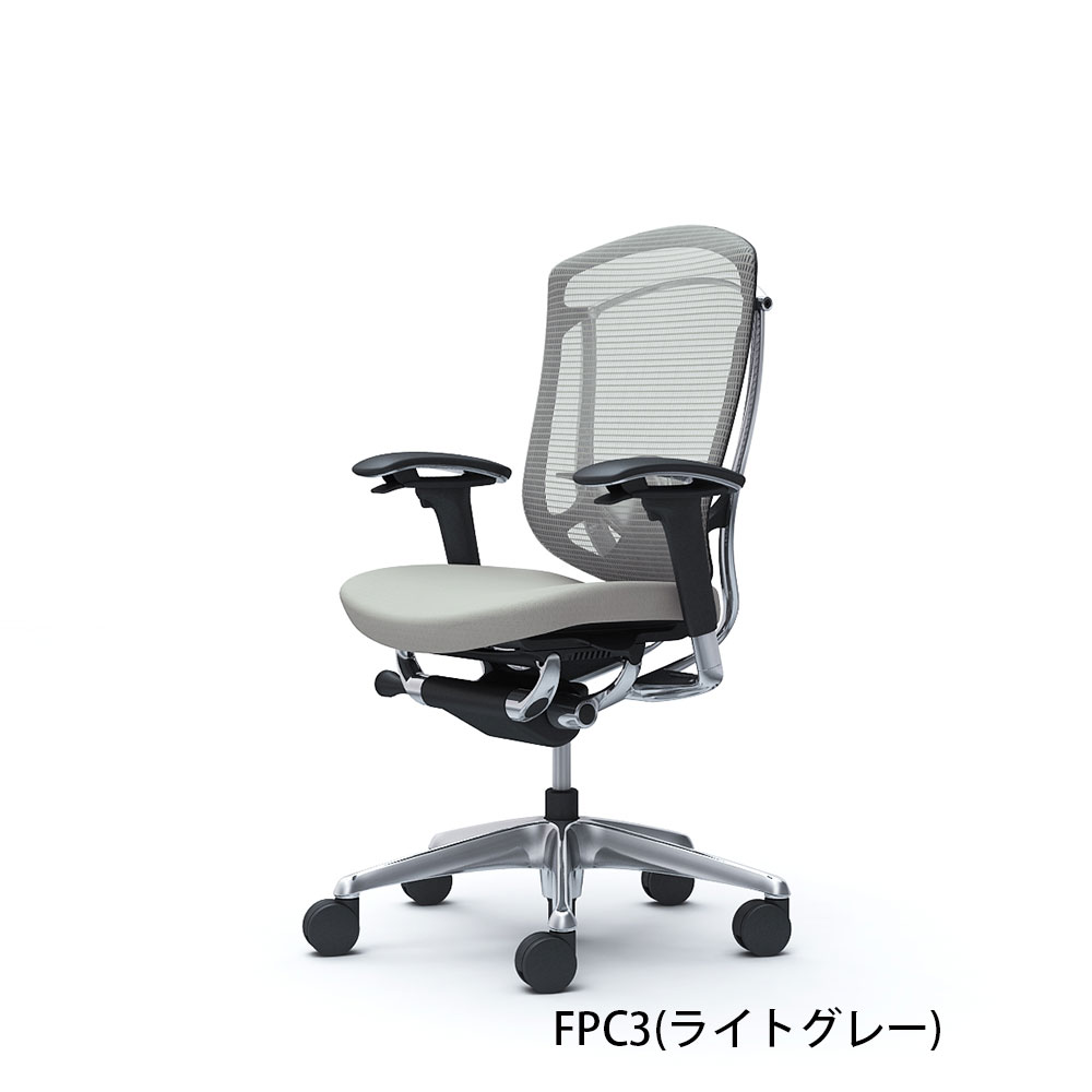 「コンテッサセコンダ」座面/クッション フレーム/ポリッシュ ボディーカラー/ブラック ヘッドレスト無し 張地全13色 ランバーサポート有・無【受注生産品】okamura(オカムラ)