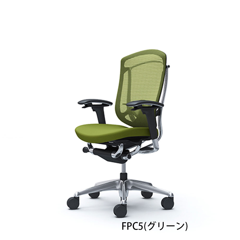 「コンテッサセコンダ」座面/クッション フレーム/ポリッシュ ボディーカラー/ブラック ヘッドレスト無し 張地全13色 ランバーサポート有・無【受注生産品】okamura(オカムラ)