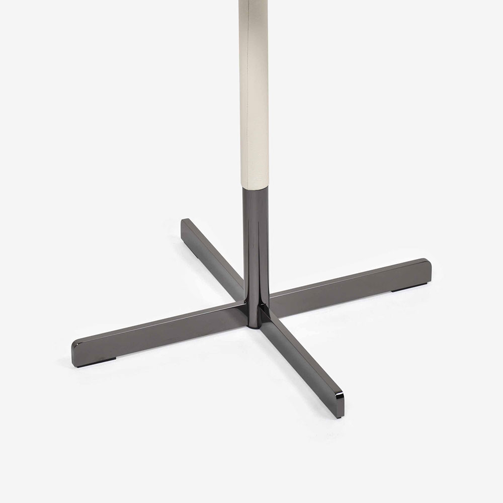 PoltronaFrau（ポルトローナ・フラウ）サイドテーブル「ボブ スクエア」ハイタイプ 40cm角 大理石アラベスカート