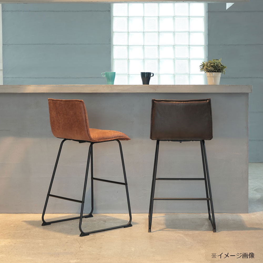カウンターチェア「コルディル」座面高72cm TCC-708(ブラウン)