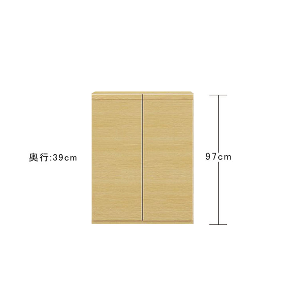 シューズボックス「ドール Lタイプ」幅全3サイズ（幅75cm・幅87cm・幅104cm）高さ97cm 全3色【セール対象品のため5%OFF】
