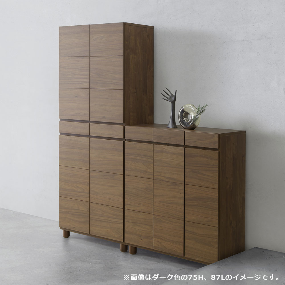 シューズボックス「ゴールド Lタイプ」幅全3サイズ(幅75cm・幅87cm・幅104cm) 高さ101cm 全2色【セール対象品のため5%OFF】
