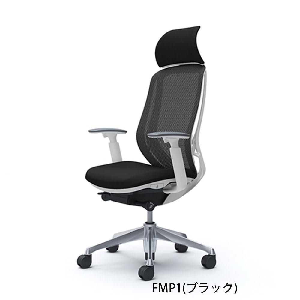「シルフィー エクストラハイバック」背/メッシュ 座面/クッション ボディーカラー/ホワイト 脚/2タイプ 張地/4色【受注生産品】okamura(オカムラ)