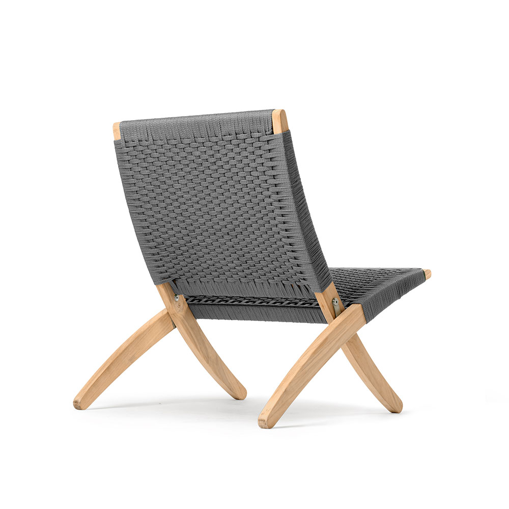 カール・ハンセン&サン ラウンジチェア「MG501 OUTDOOR CUBA CHAIR」チーク材 フラットロープ全2色【受注生産品】