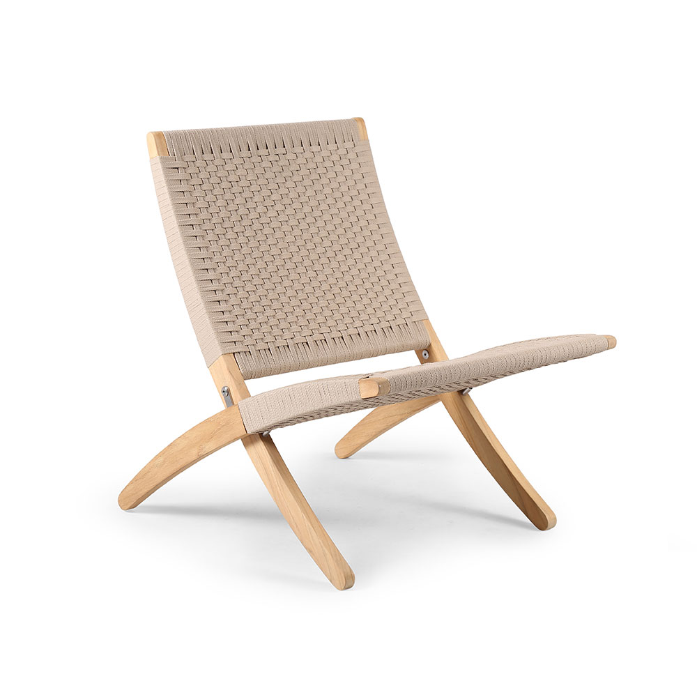 カール・ハンセン＆サン ラウンジチェア「MG501 OUTDOOR CUBA CHAIR」チーク材 フラットロープ全2色【受注生産品】
