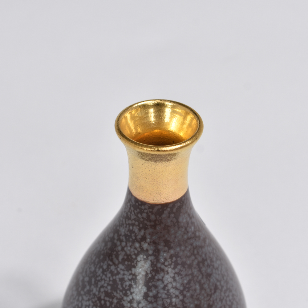 半酒器セット 結晶掛分金塗 木箱入り【オンラインショップ限定品】