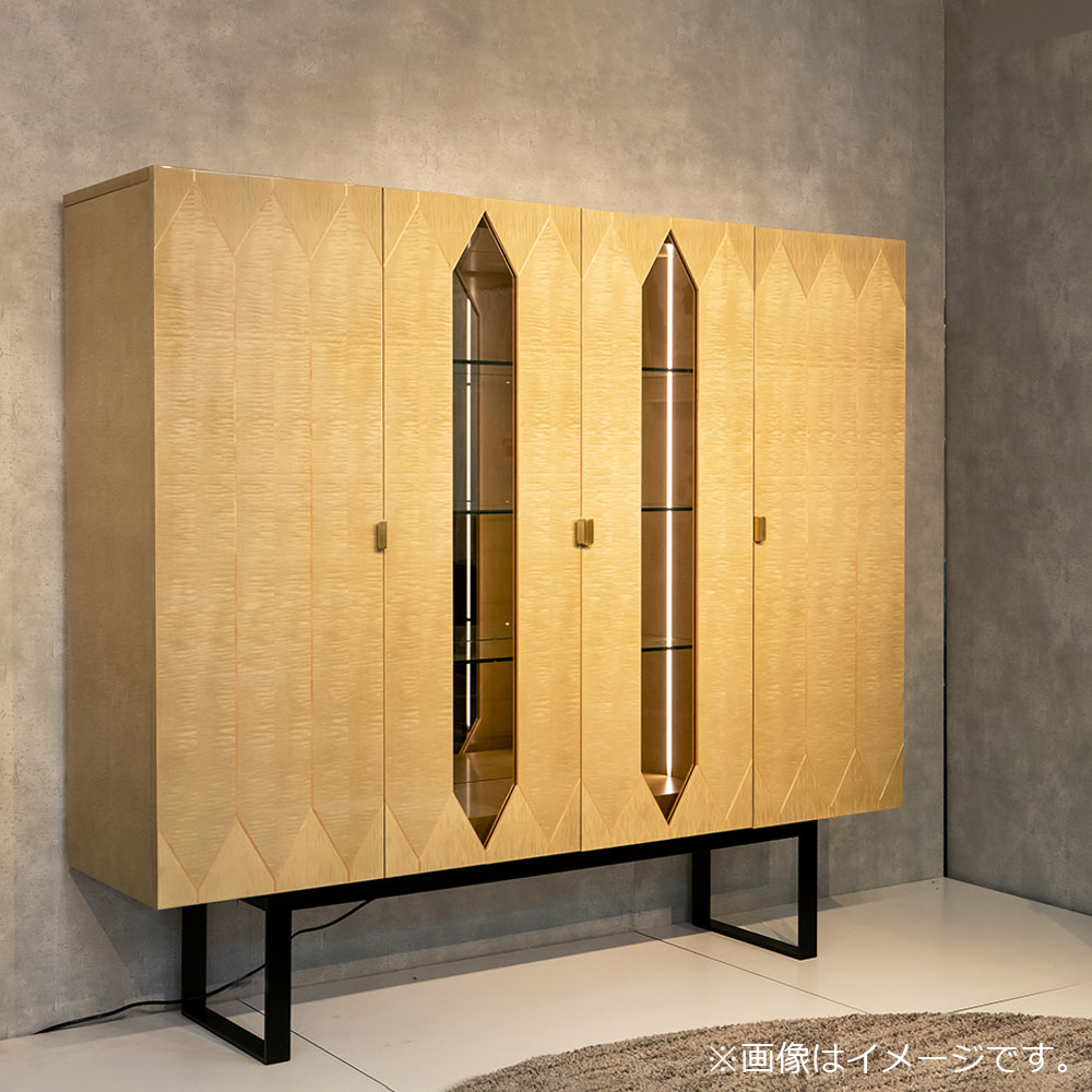 キャビネット「YABANE」幅160.2cm シカモア（SK-12）【受注生産品】【セール対象品のため5%OFF】