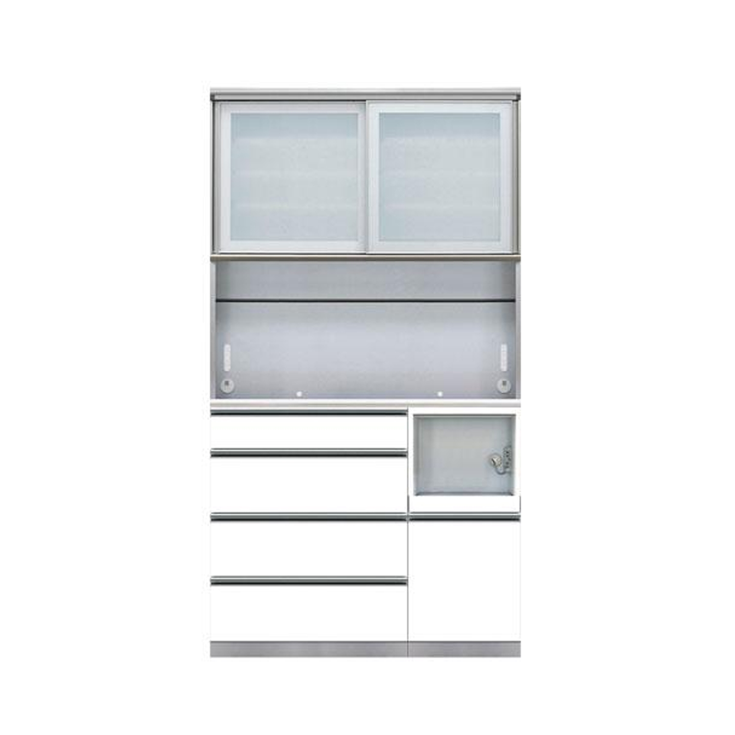AYANO（綾野製作所）ダイニングボード「アークス」ホワイト色 奥行50cm 高さ202cm 幅全8サイズ【セール対象品のため5%OFF】