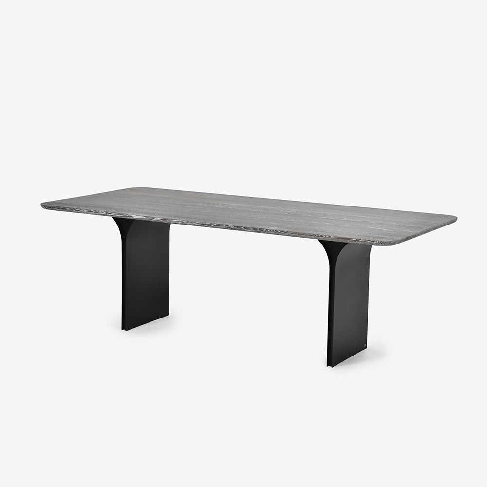 ROLF BENZ(ロルフベンツ)ダイニングテーブル「990-326」幅220cm オーク材スモーク色