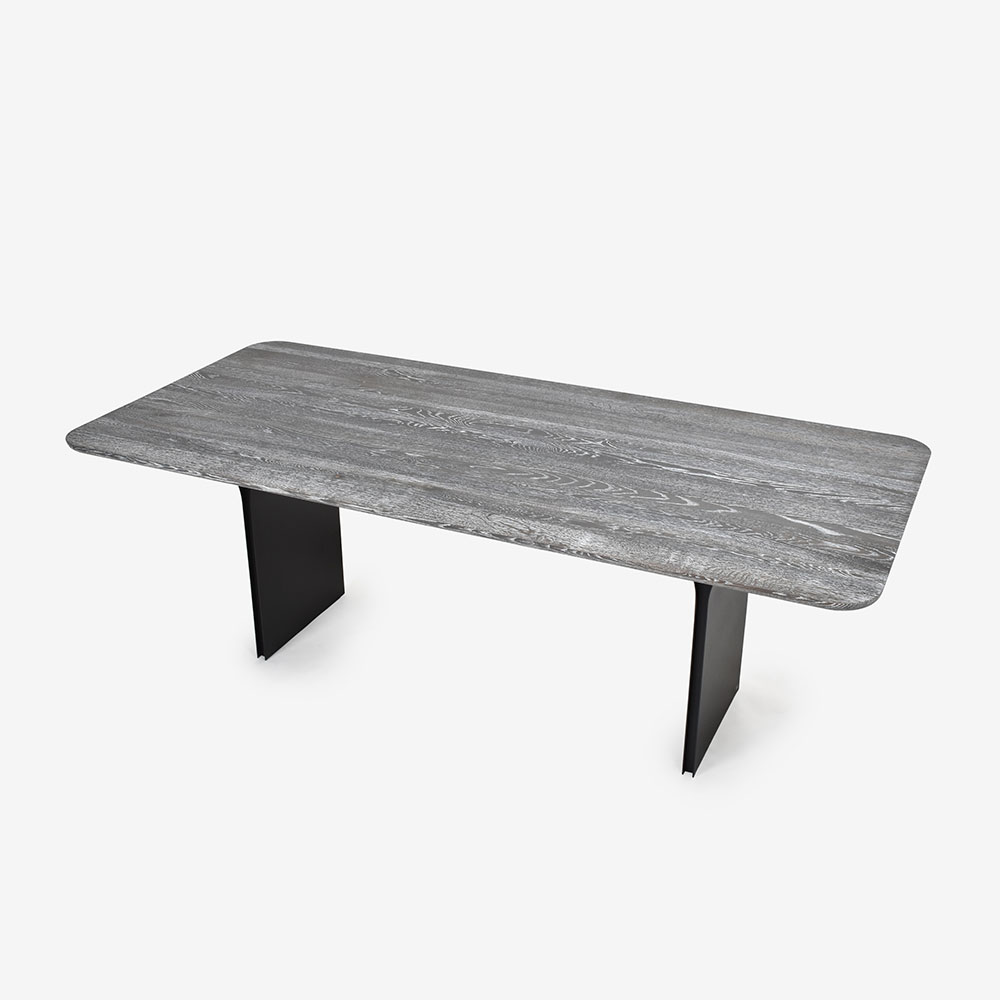 ROLF BENZ(ロルフベンツ)ダイニングテーブル「990-326」幅220cm オーク材スモーク色