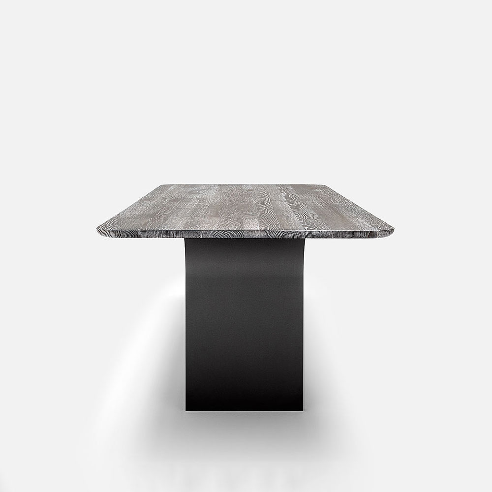 ROLF BENZ(ロルフベンツ)ダイニングテーブル「990-326」幅220cm オーク材スモーク色