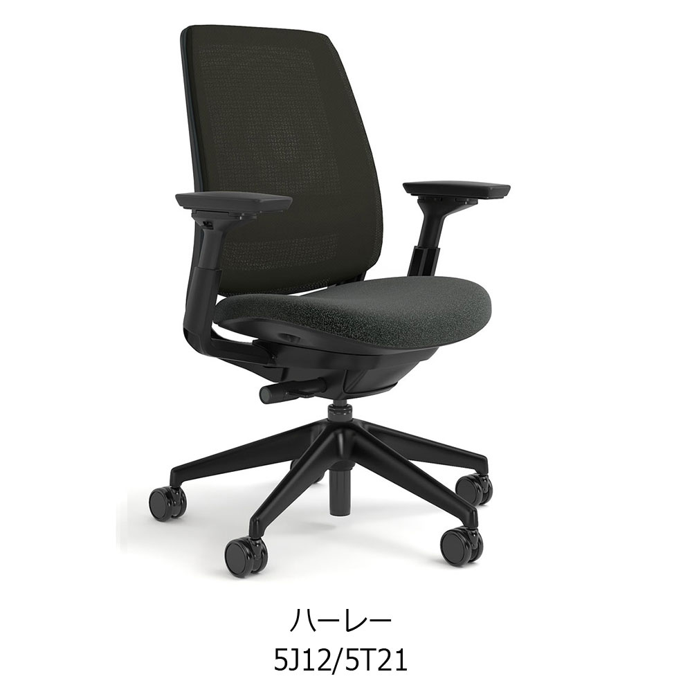 Steelcase(スチールケース)デスクチェア「シリーズ2」ブラックフレーム 3Dマイクロニット+エアバック 全2色