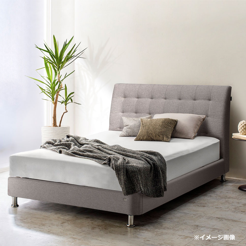 FranceBed(フランスベッド)ベッドフレーム「IQ アシュフォード」布張り LGYグレー色 全7サイズ