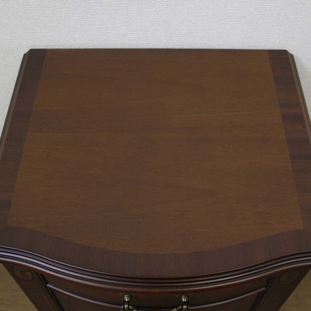 テレフォンスタンド「ベネチア B」幅40cm マホガニー材