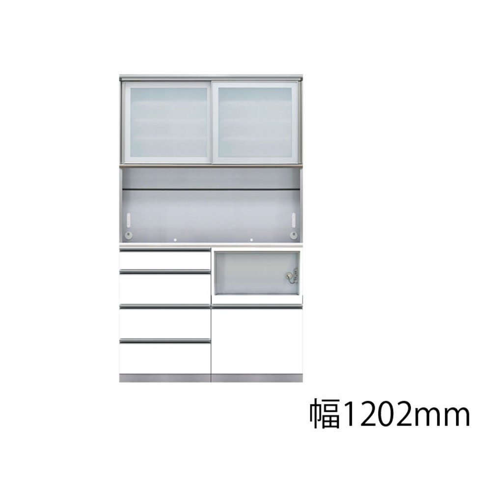 AYANO(綾野製作所)ダイニングボード「アークス」ホワイト色 奥行50cm 高さ202cm 幅全8サイズ【セール対象品のため5%OFF】
