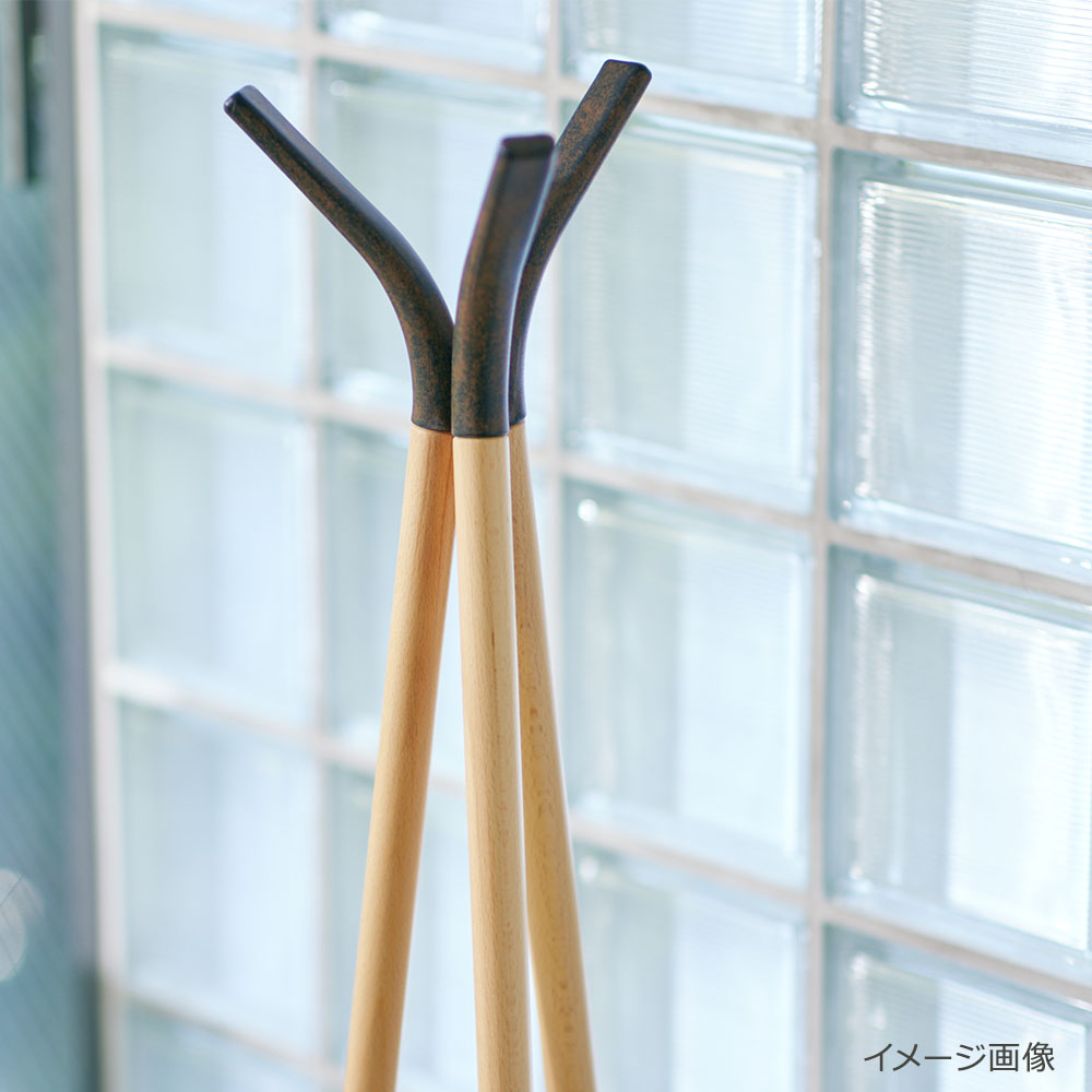 コートスタンド 「MK+01」ビーチ材 ブラウン色【セール対象品のため5%OFF】