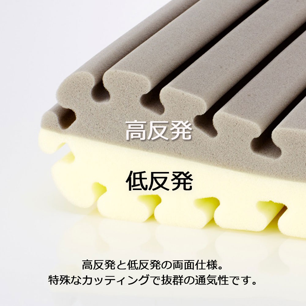 枕「レフレッシュピロー レギュラーサポート」 高反発+低反発ウレタン FranceBed(フランスベッド)