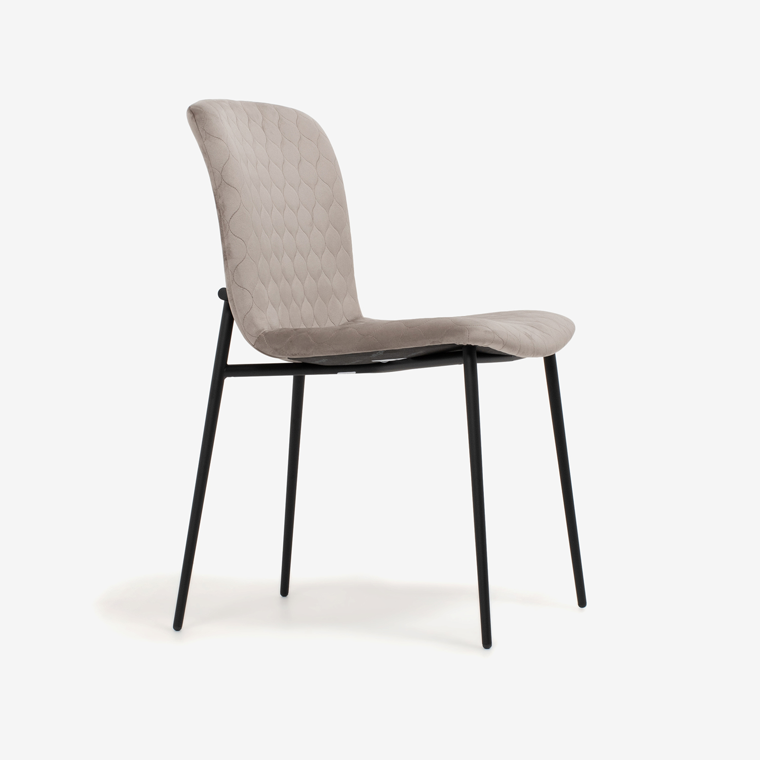 Calligaris(カリガリス)ダイニングチェア「Love CS1885-A」布グレージュ色