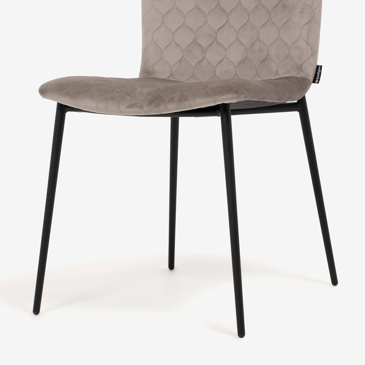 Calligaris(カリガリス)ダイニングチェア「Love CS1885-A」布グレージュ色