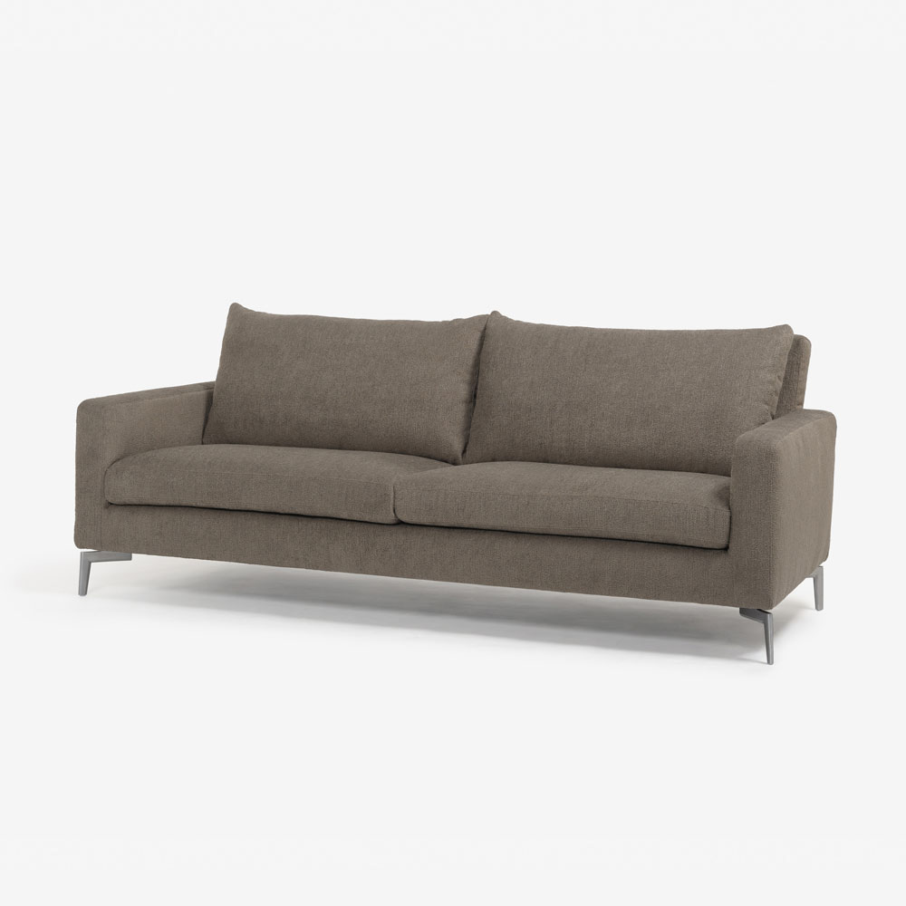 erba(エルバイタリア)ソファ「ベラビスタ」幅200cm 布グレージュ色 FAVOLA403【セール対象品のため26%OFF】【お手入れキットの特典付き】